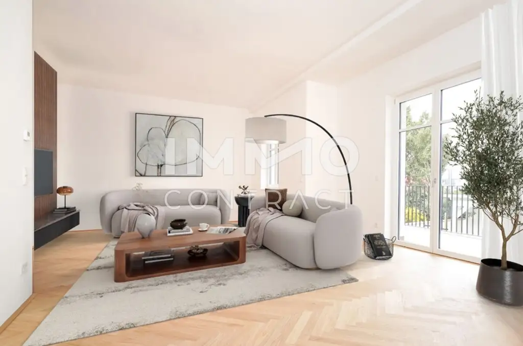 stilvolle 3-Zimmer-Residenz mit Balkon im Projekt "Nr. 258 Auhofstraße"