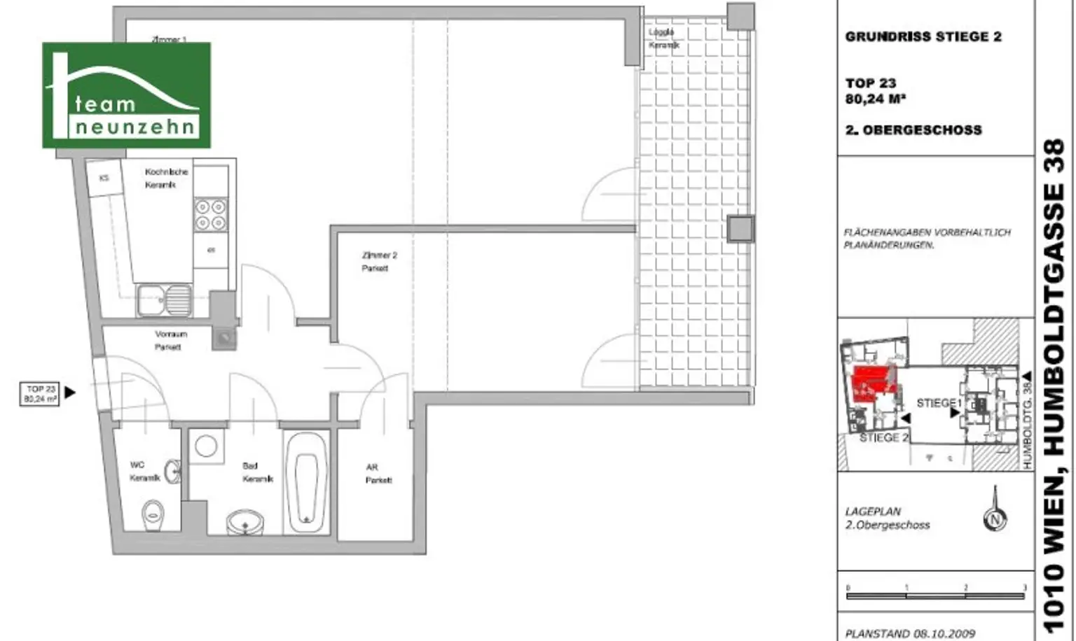 2-Zimmer Wohnung in 1100 Wien: Einbauküche und Loggia inklusive - ab 01.10.2025 beziehbar!