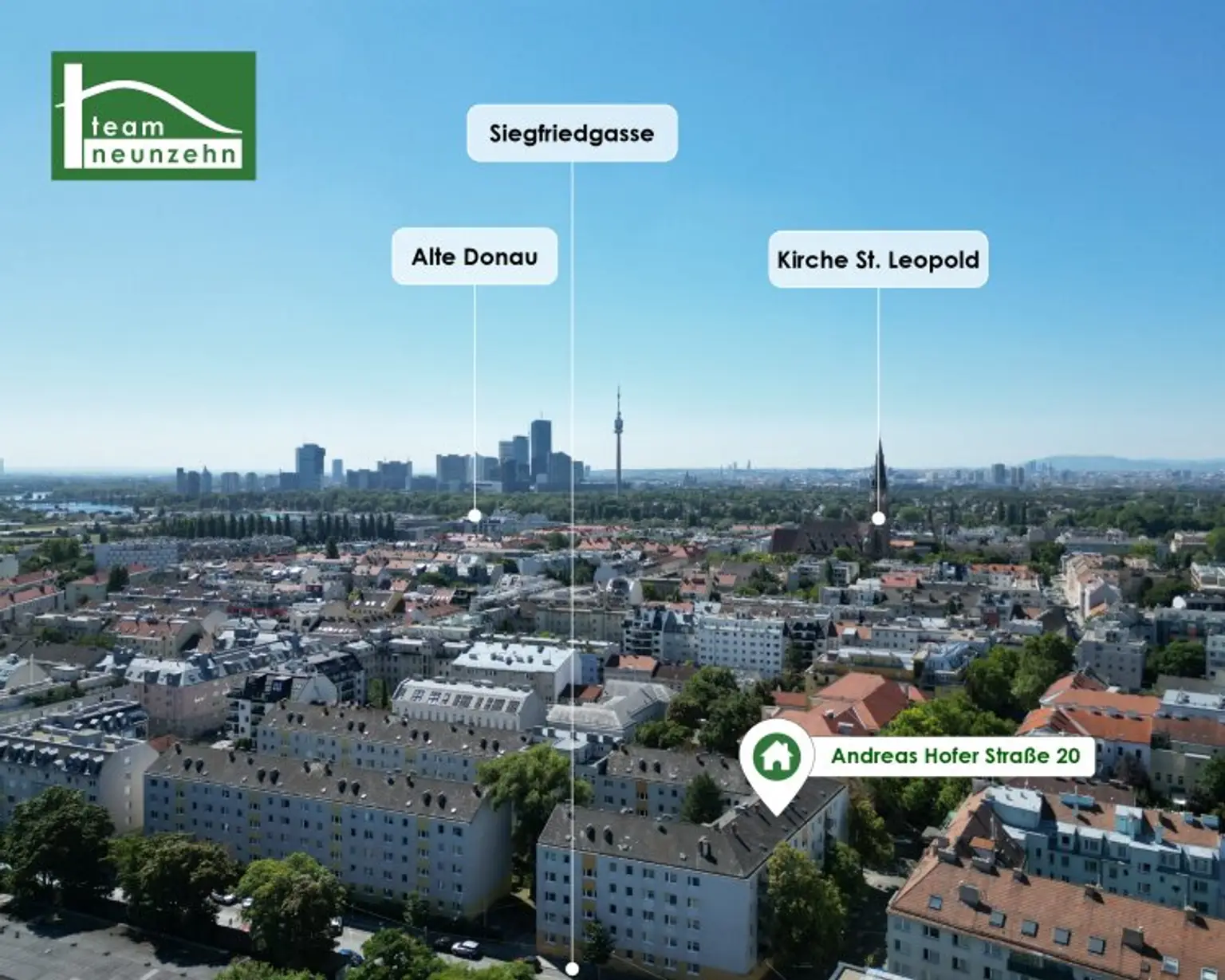 Moderne 3-Zimmer-Eigentumswohnung in Ruhelage - Balkon - Nähe Alte Donau & Floridsdorf. - WOHNTRAUM