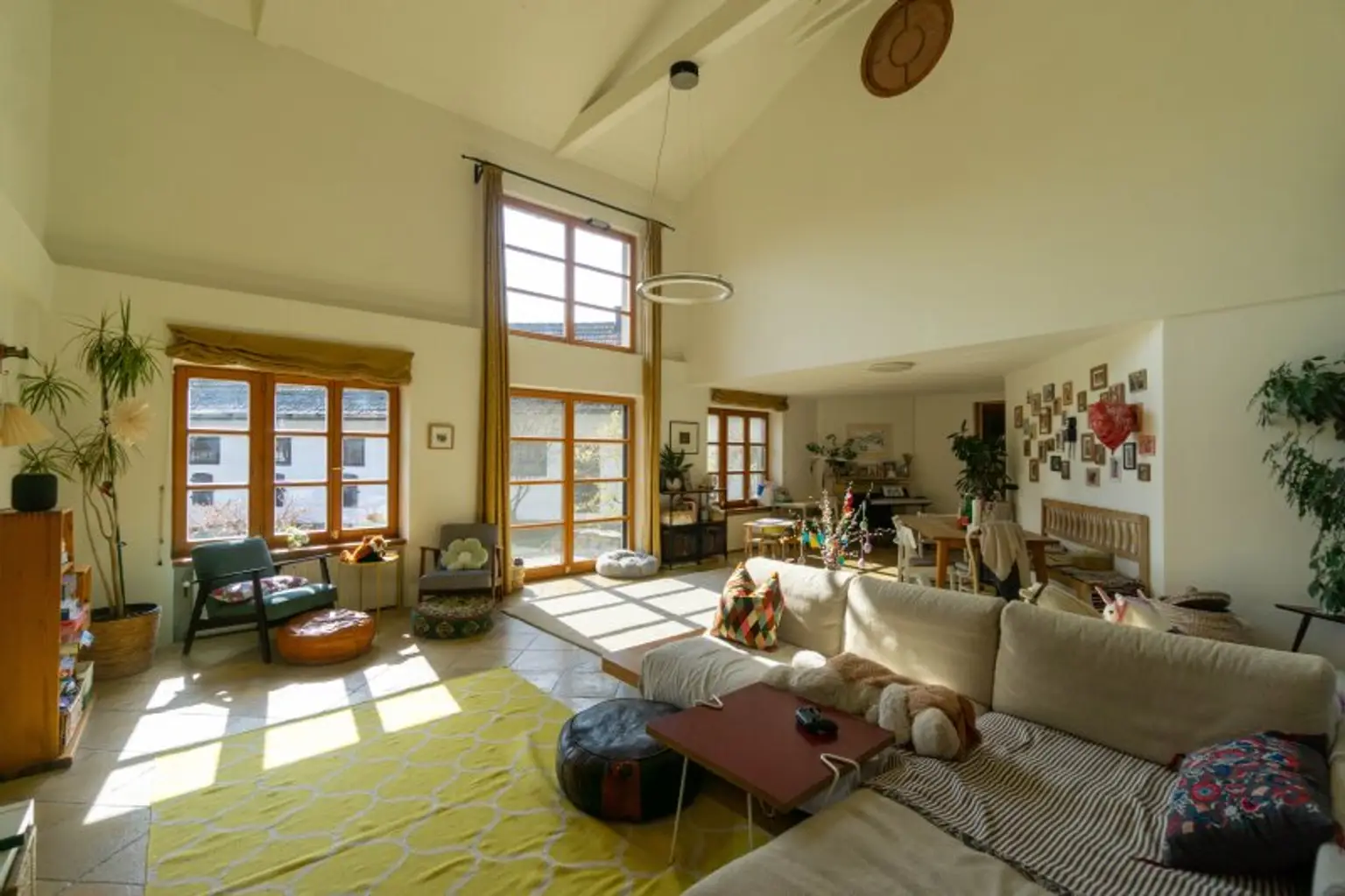 Raumhöhe über zwei Geschoße