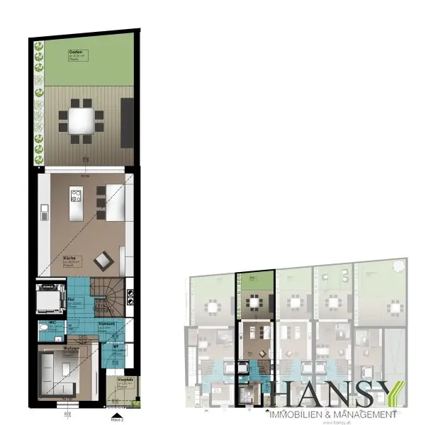 Exklusives Haus im Zentrum von Perchtoldsdorf mit Lift, großzügigen Freiflächen und 2 Garagenstellplätzen!