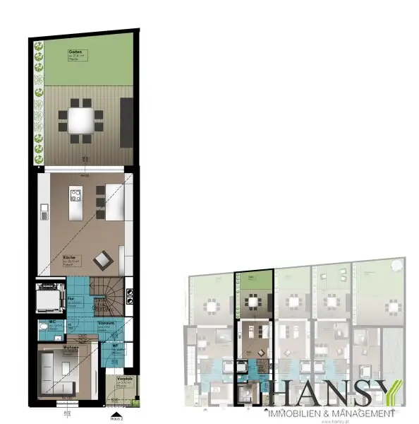 Exklusives Haus im Zentrum von Perchtoldsdorf mit Lift, großzügigen Freiflächen und 2 Garagenstellplätzen!