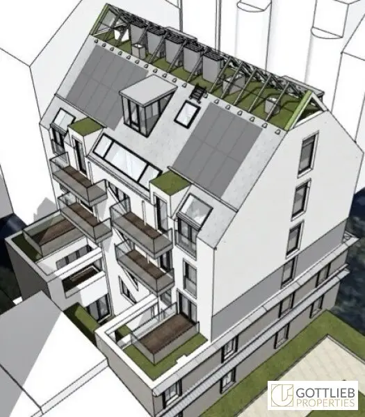 Bis Ende 2025 befristet vermietetes Gründerzeit-Seitenflügel-Zinshaus mit bewilligtem Ausbau und Dachgeschoss-Ausbau