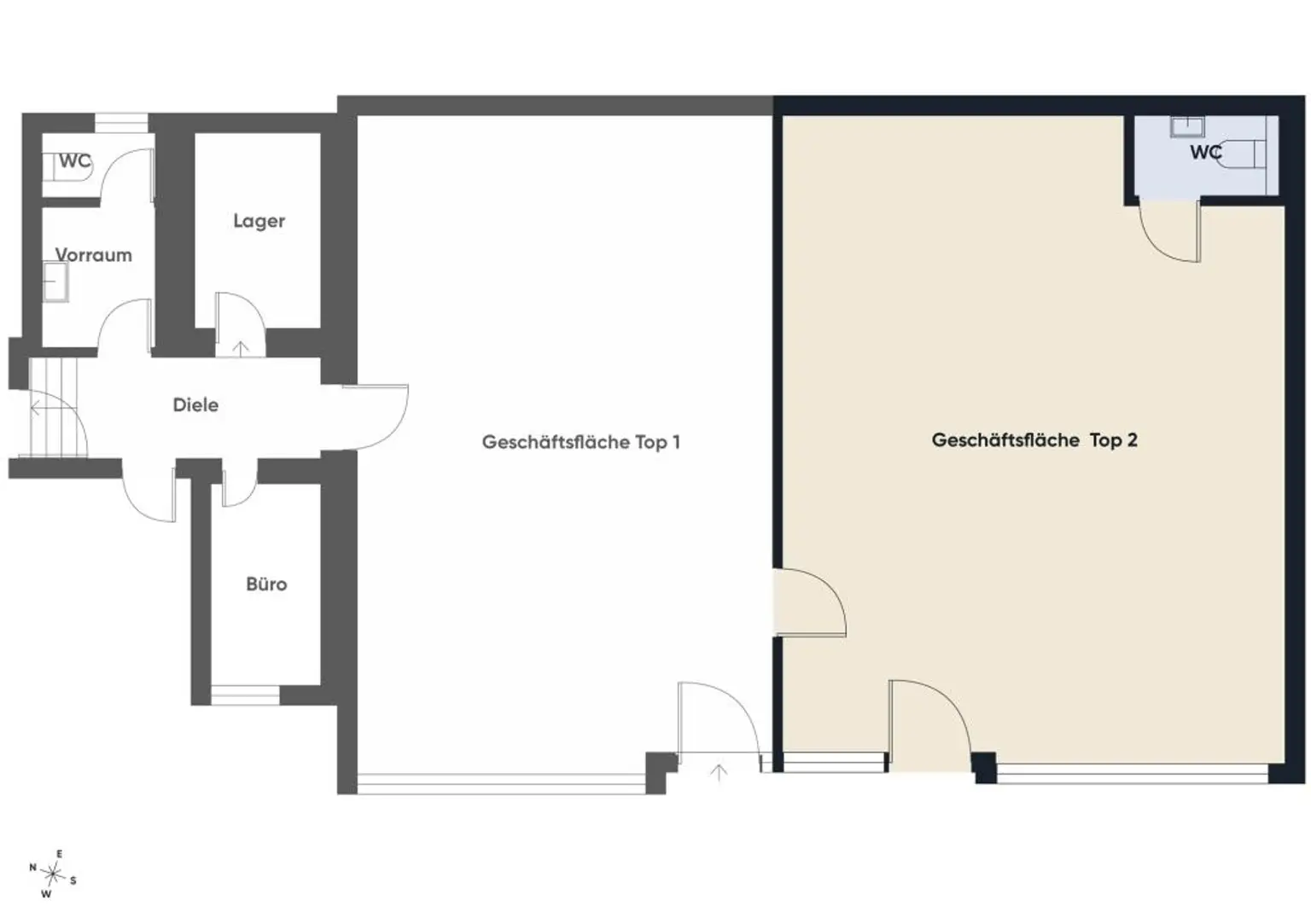 Grundriss ohne Maßstab | Top