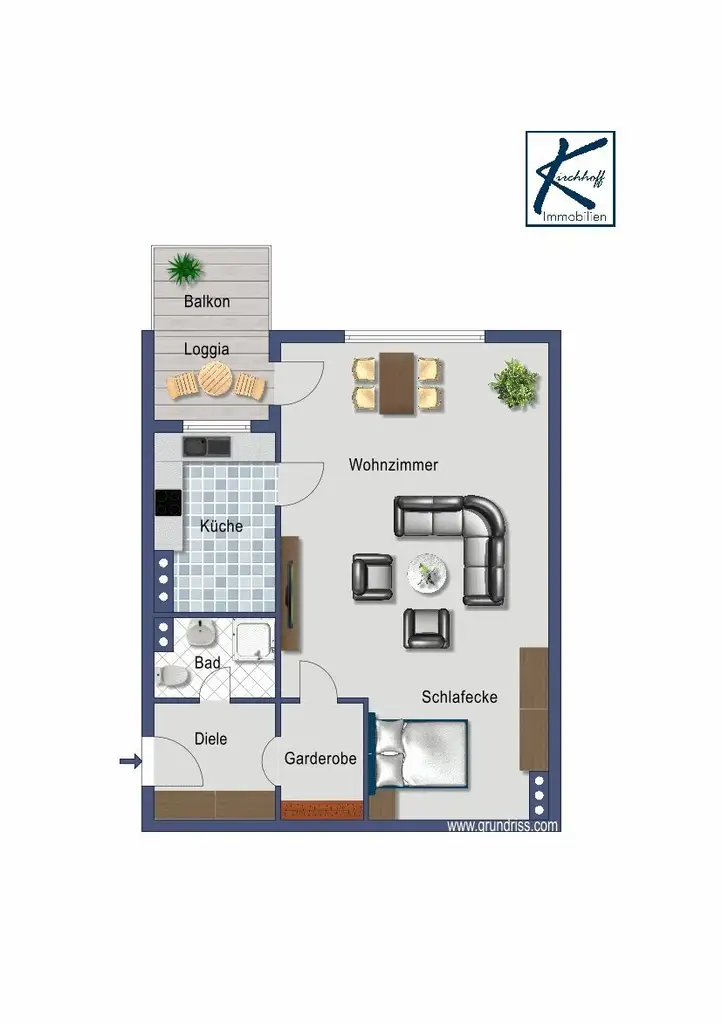 Grundriss Wohnung