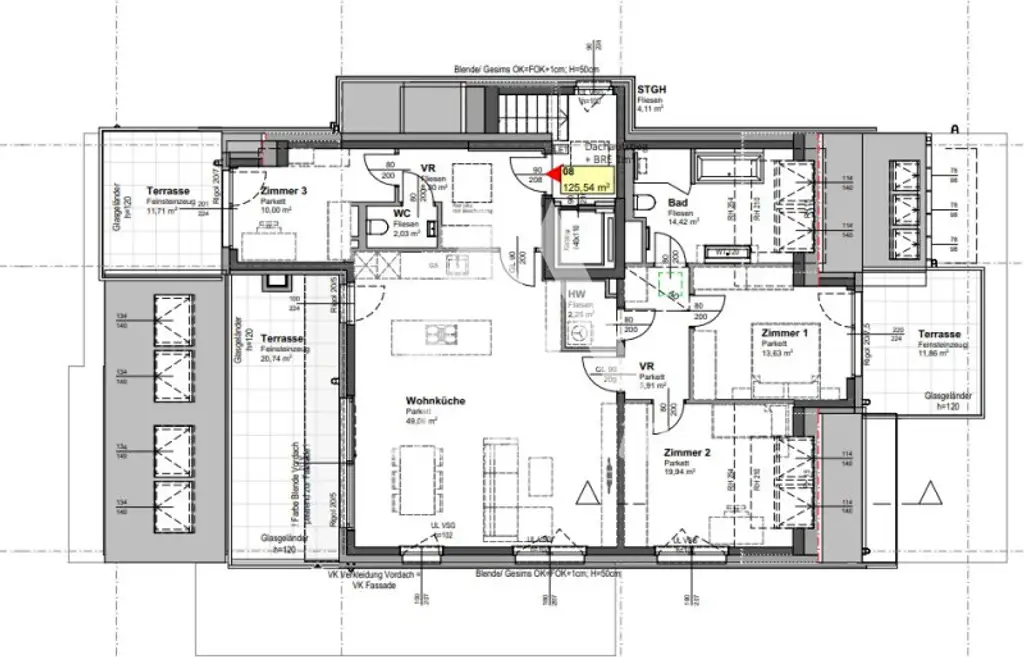 Luxus-Penthouse mit Top-Ausstattung und perfekter Anbindung