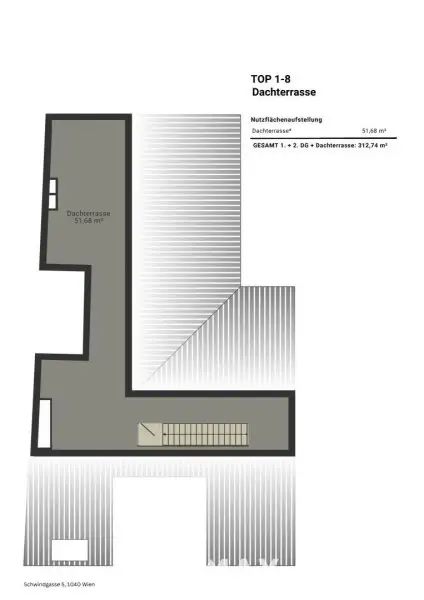 Über den Dingen: Terrassen-Maisonette mit Wiener Skyline