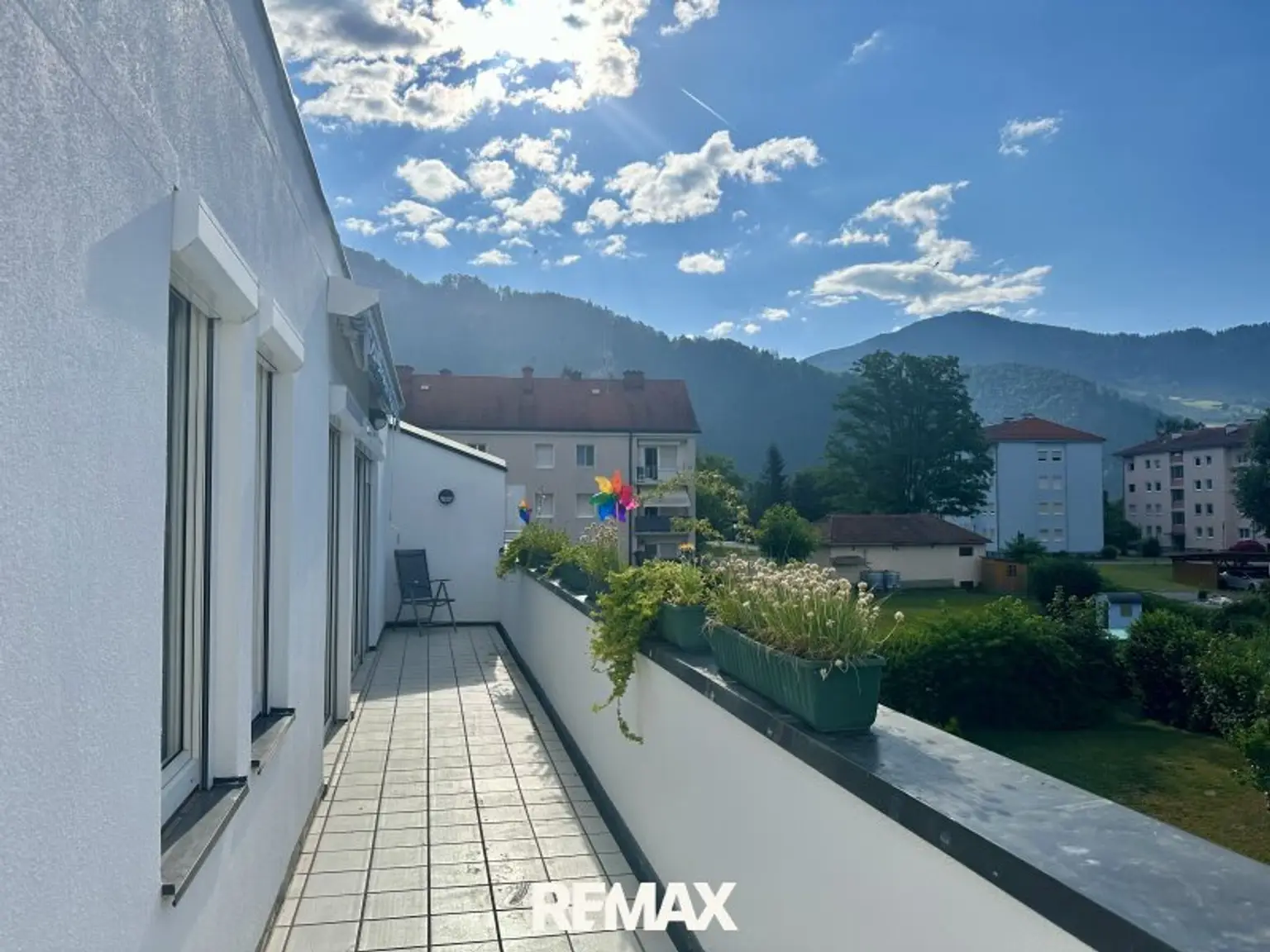 Terrasse östlicher Ausblick