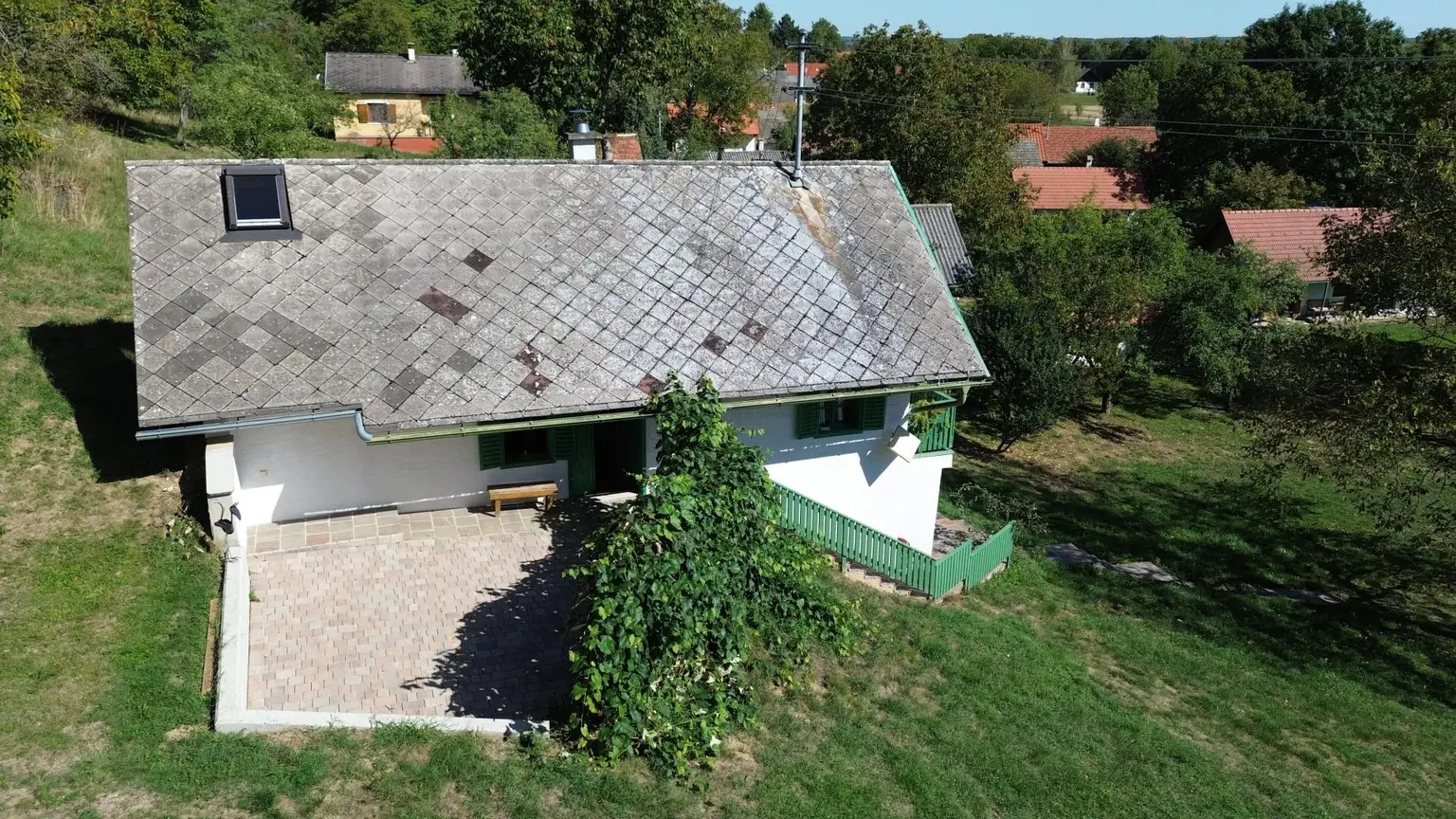 Drohnenansicht von Süden