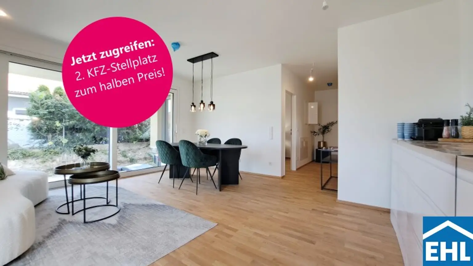 2. KFZ-Stellplatz – jetzt 50 % günstiger!