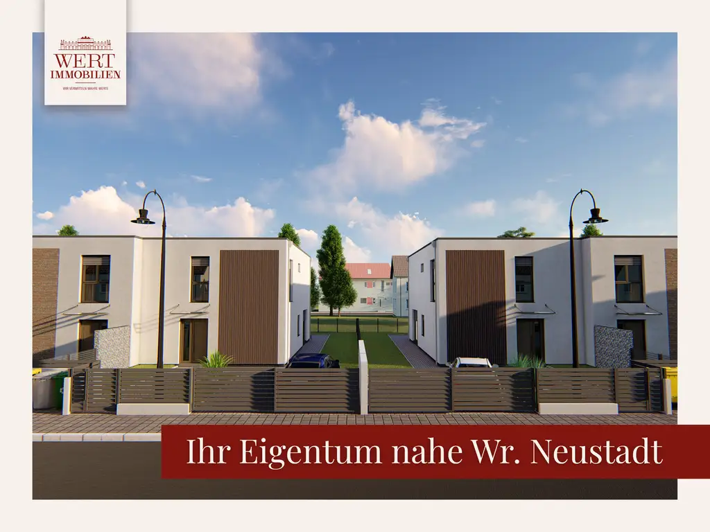 TOP LAGE -  Doppelhaushälfte mit 5 Zimmern & Garten an der Stadtgrenze zu Wr. Neustadt