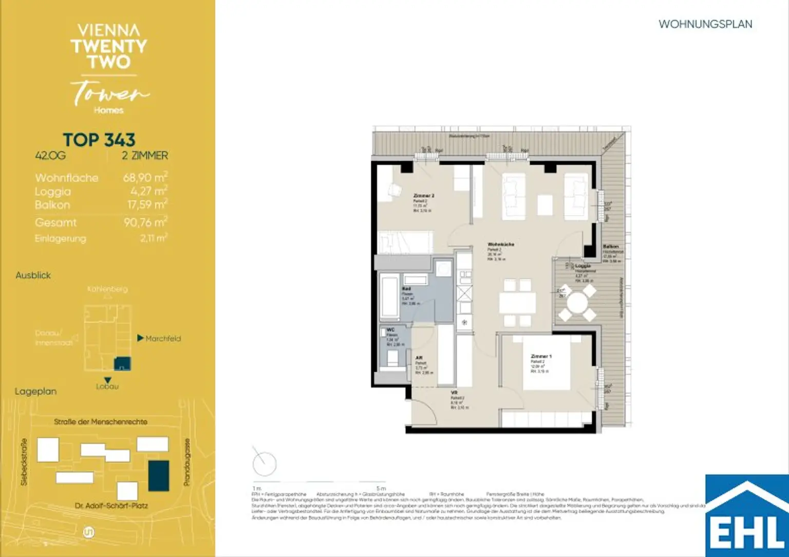 Urbanes Wohnen mit Rooftop Pool, Spa & Skylineblick – TOWER HOMES