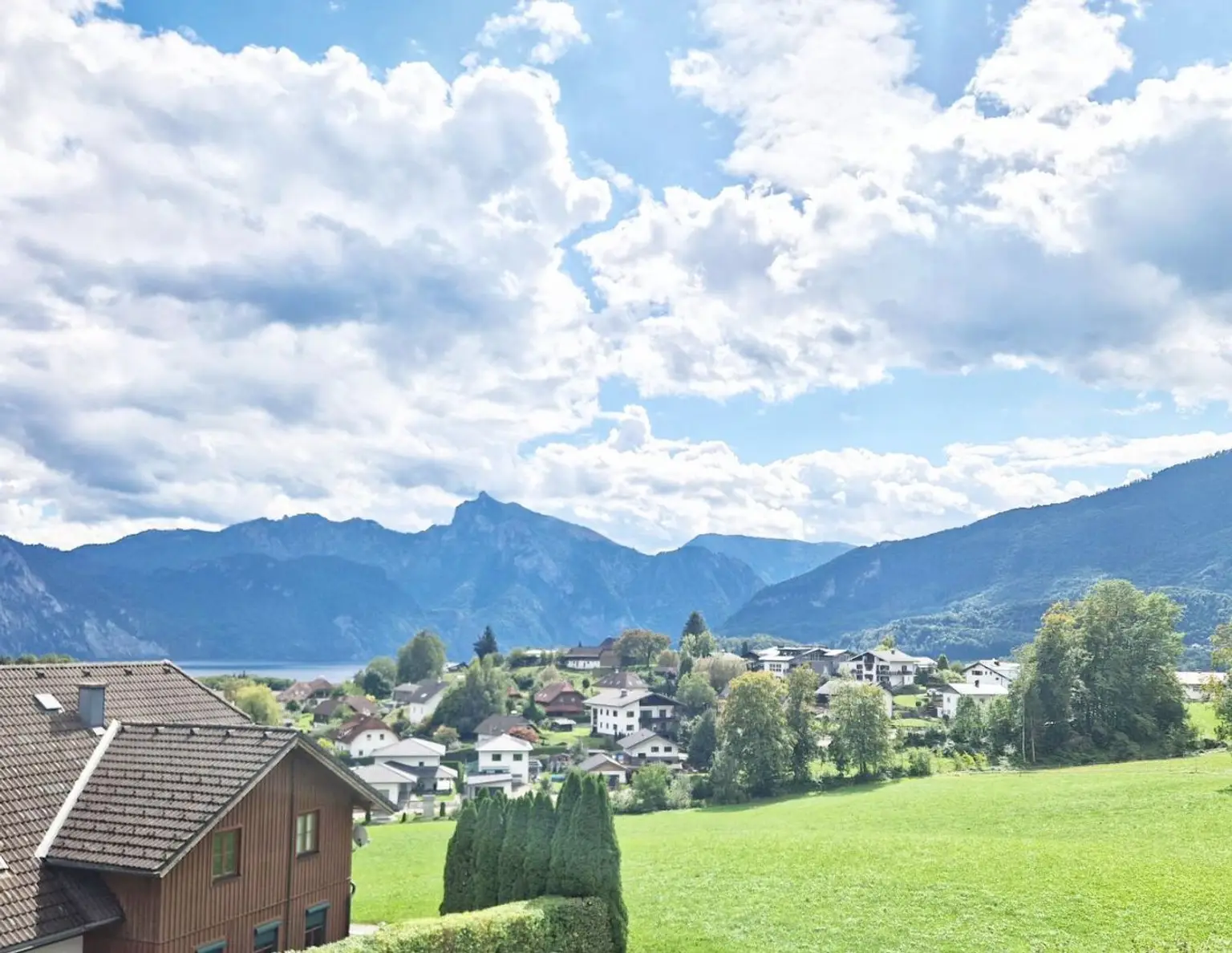 Wenn Ihnen der Traunsee zu Füßen liegt