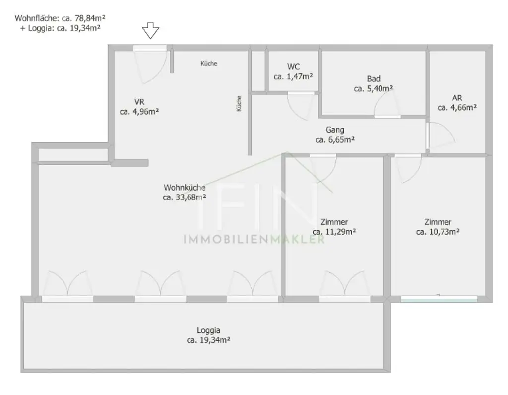 Helle Wohnung mit großer Freifläche und Parkblick im 2. Bezirk!