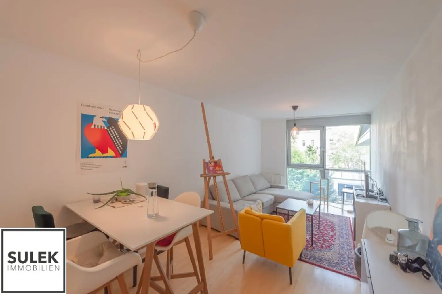 Grünblick in den Innenhof: helle 2-Zimmer Neubauwohnung ~ Kaiserstr. 68 ~ ab 1.1.26!!