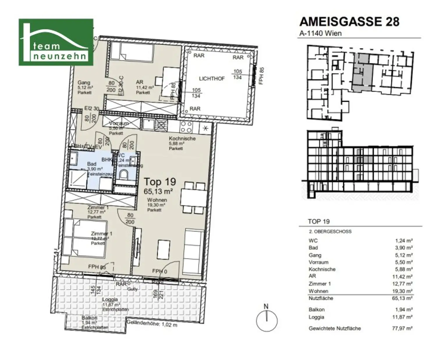 Fertiggestellte Neubau-Erstbezugswohnungen in Penzing nahe Schönbrunn. Küche inklusive!