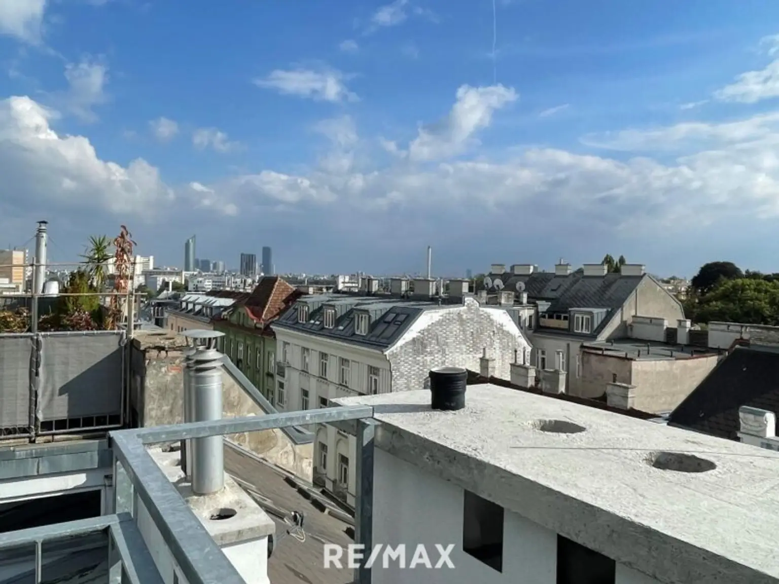 Blick über die Dächer von Wien