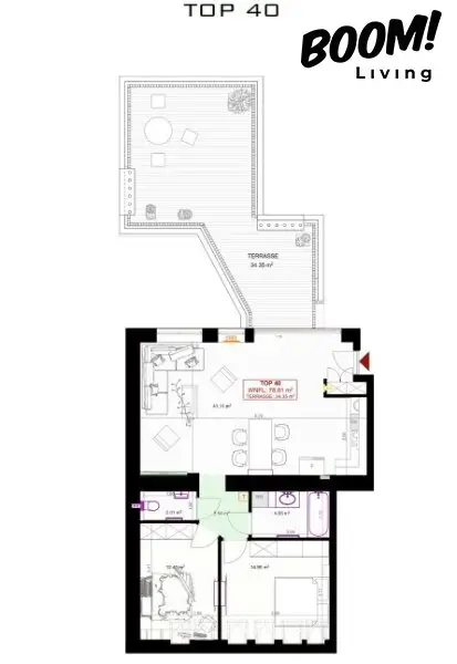 Exklusiver Erstbezug //  Hochwertige Dachgeschosswohnungen mit Fernblick & Terrassen – Erlachgasse, 1100 Wien