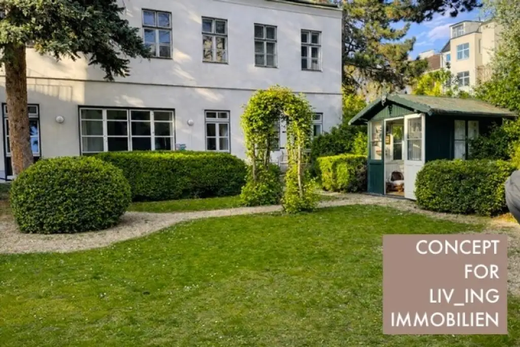 4 Zimmer Altbauflair in Altwiener Fuhrwerkerhaus. 88m2. Idyllischer Allgemeingarten. Sanierungsbedarf. Nahe Schloss Schönbrunn &Hietzing.