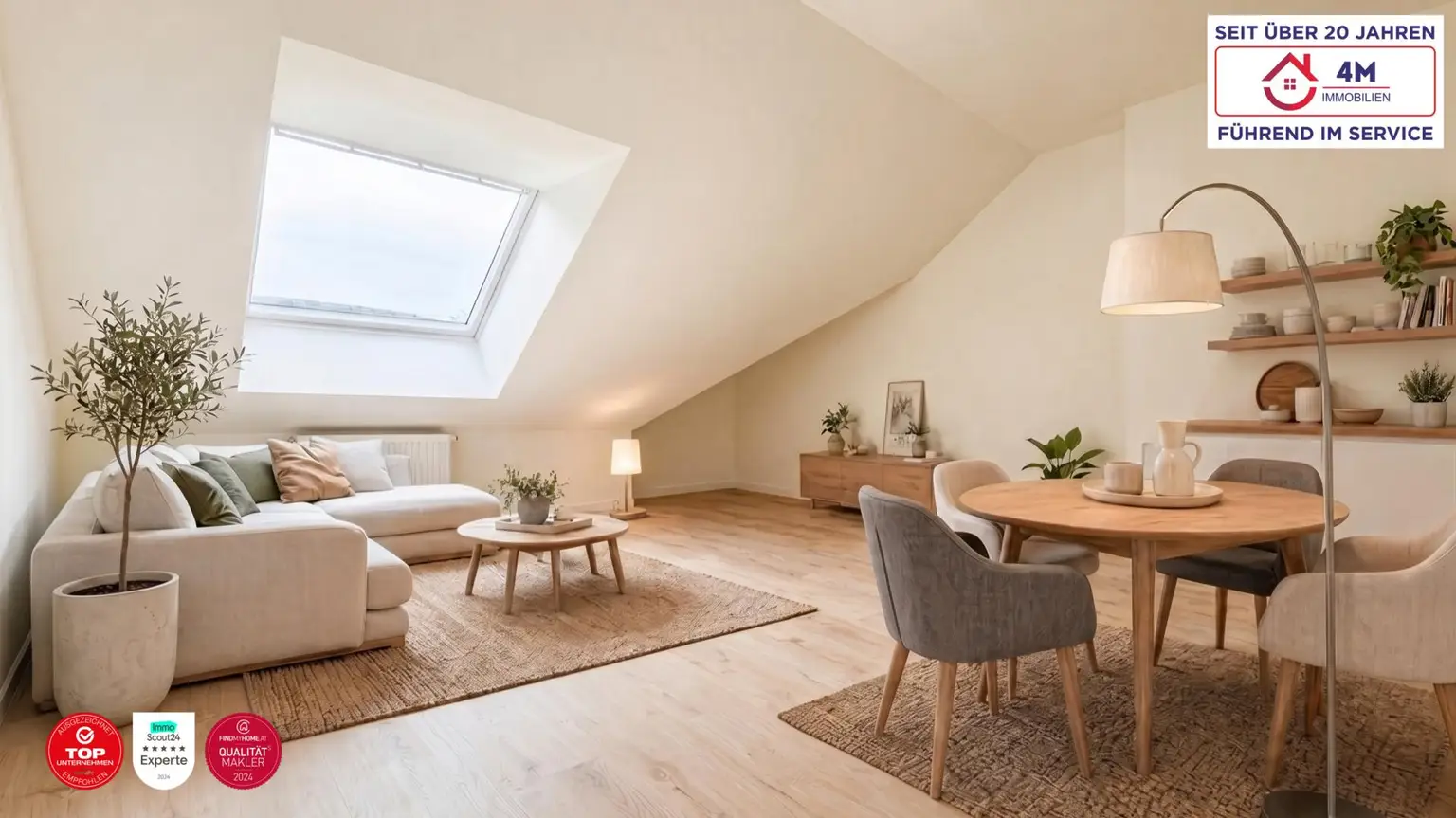 Wohnzimmer gestagt