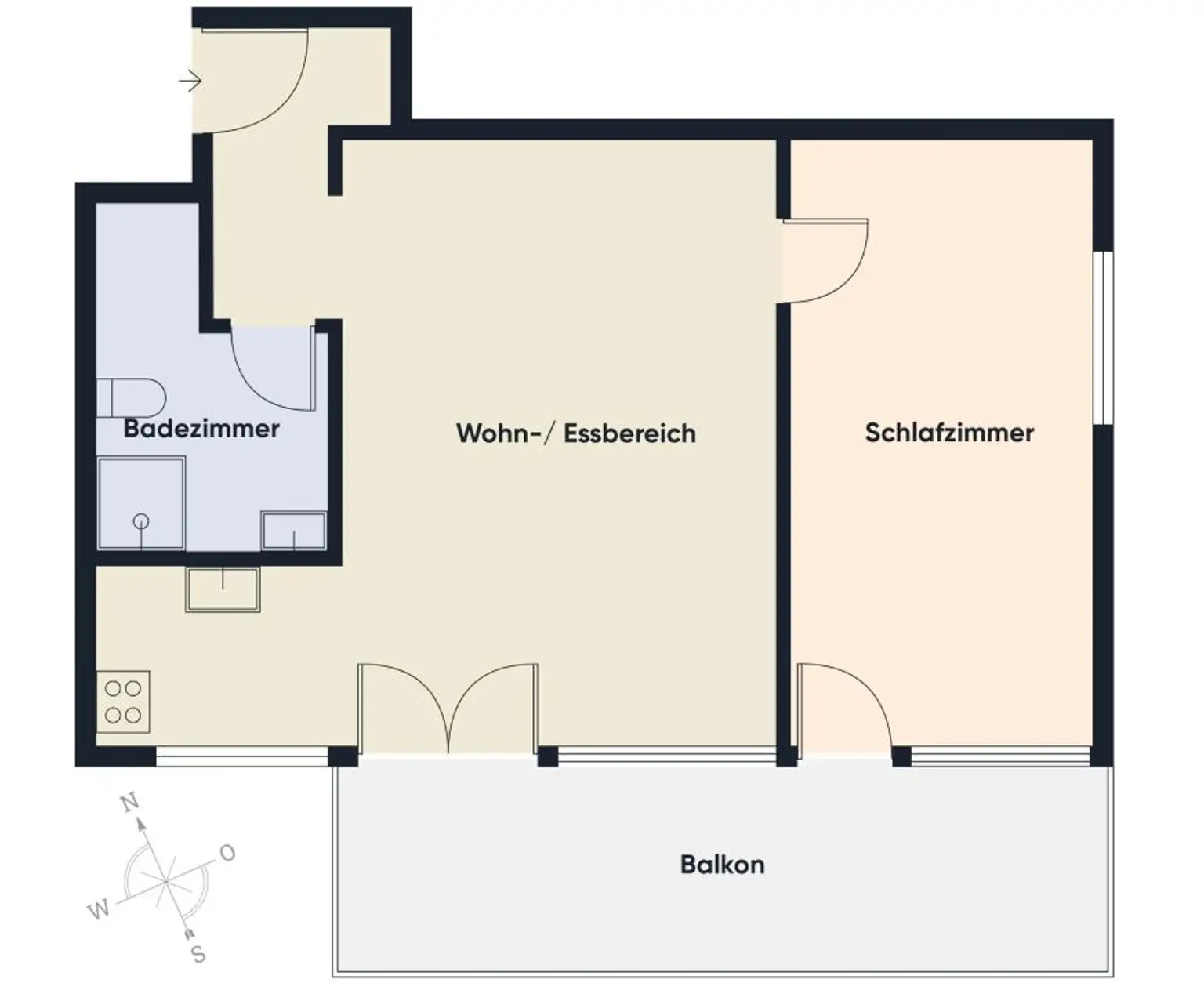 Grundriss ohne Maßstab