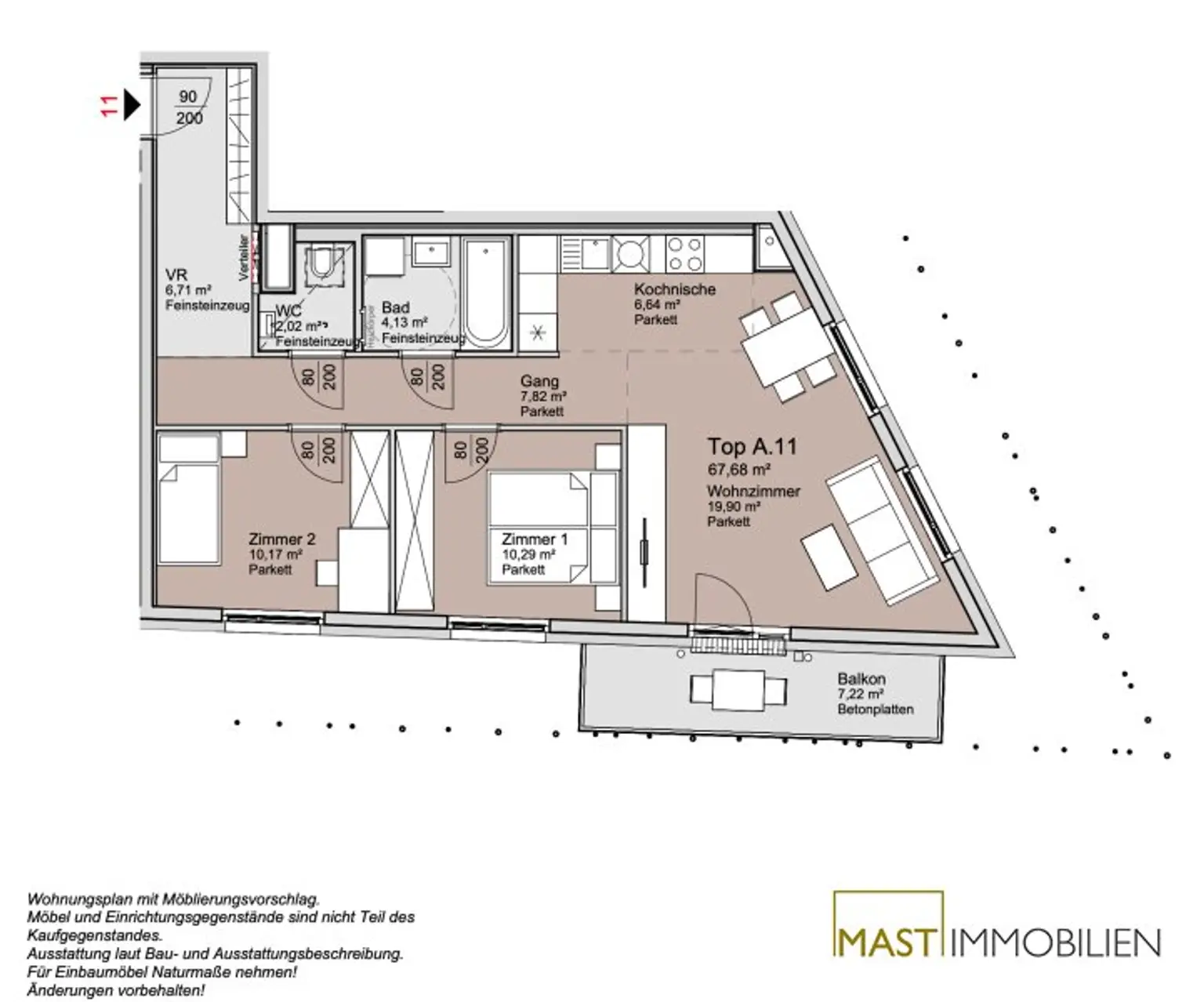 Alte Donau! Provisionsfreie & exklusive 3-Zimmer Familienwohnung beziehbar Ende 2026!