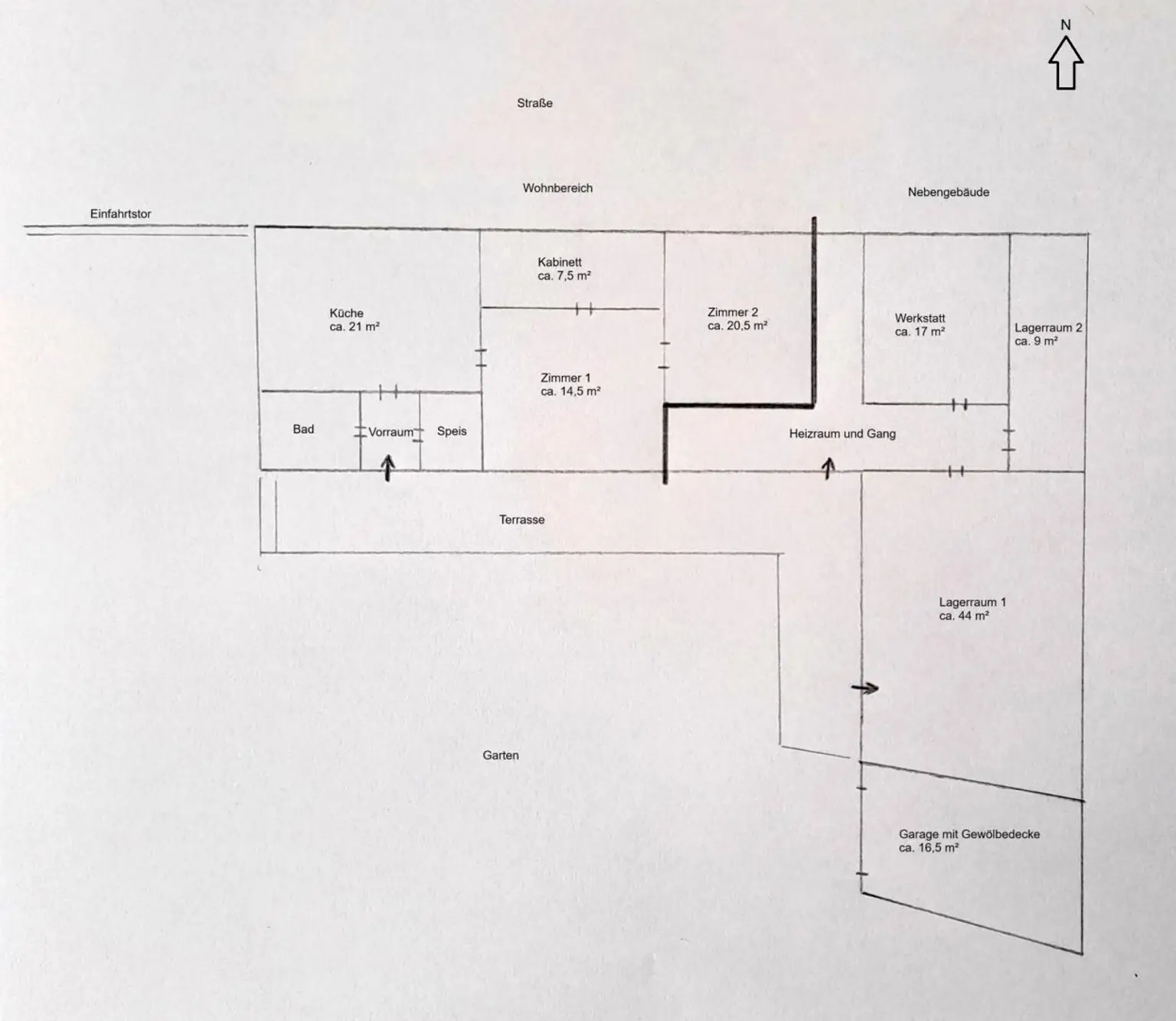barrierefreies Landhaus mit großem Garten