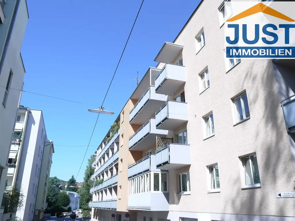 2 Zimmerwohnung mit Balkon in Urfahr/Parzhofstraße - 4.OG (kein Lift)