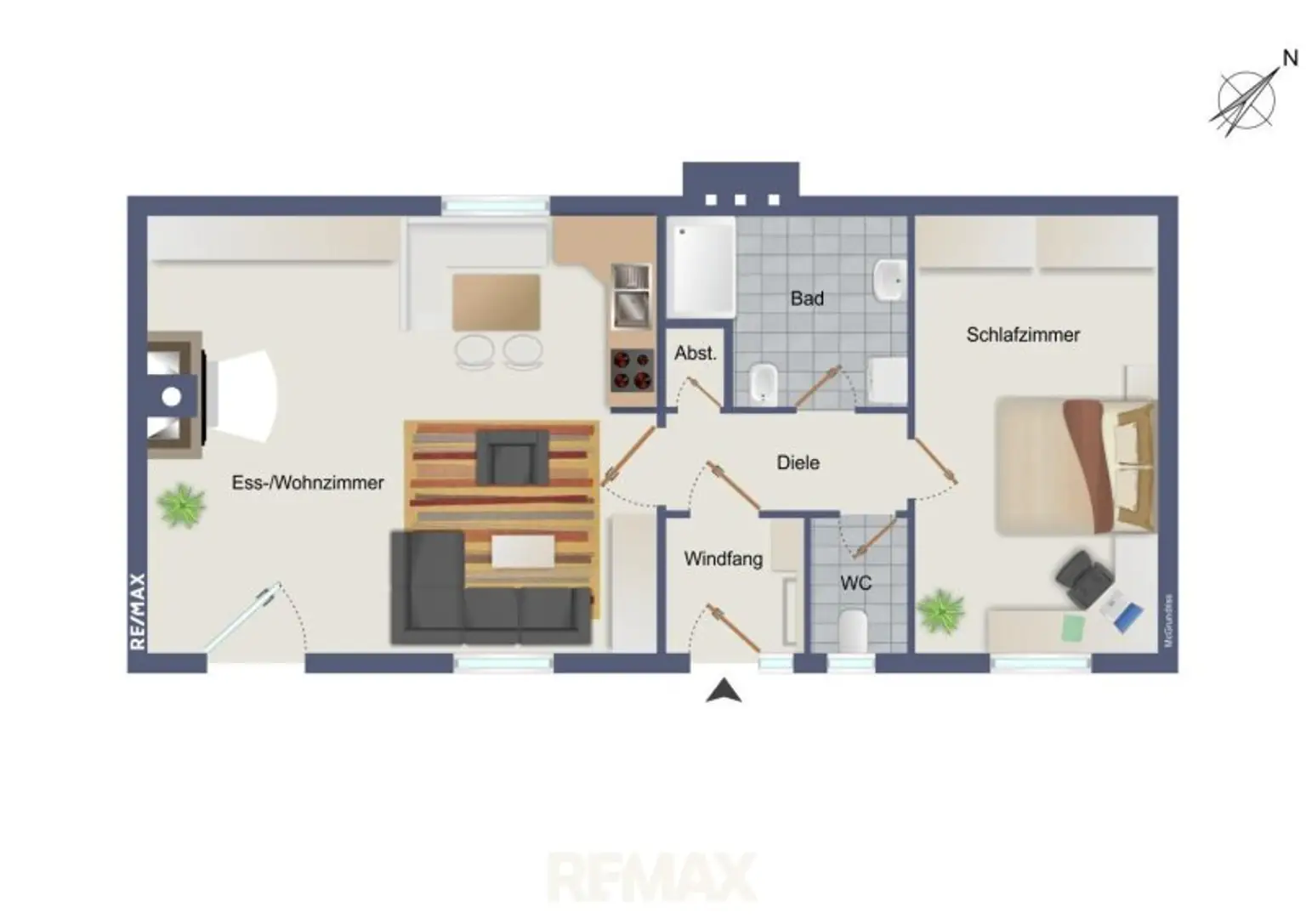 Grundriss Haus 1