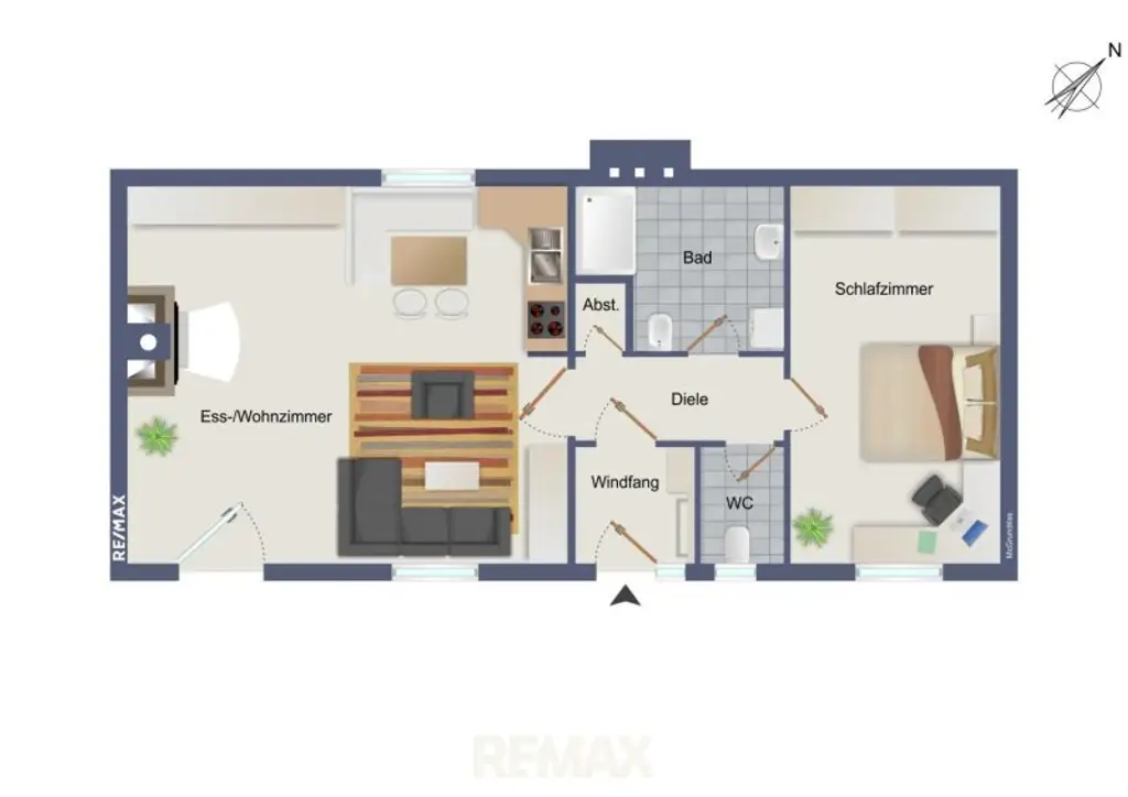 Grundriss Haus 1