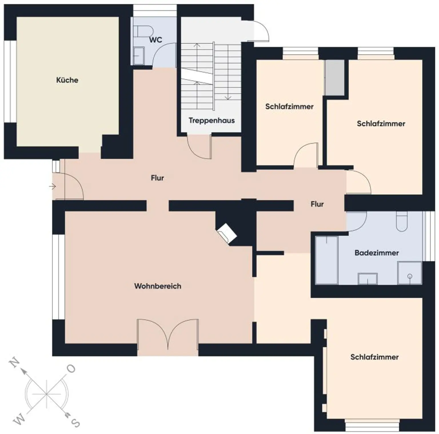 Grundriss ohne Maßstab - EG