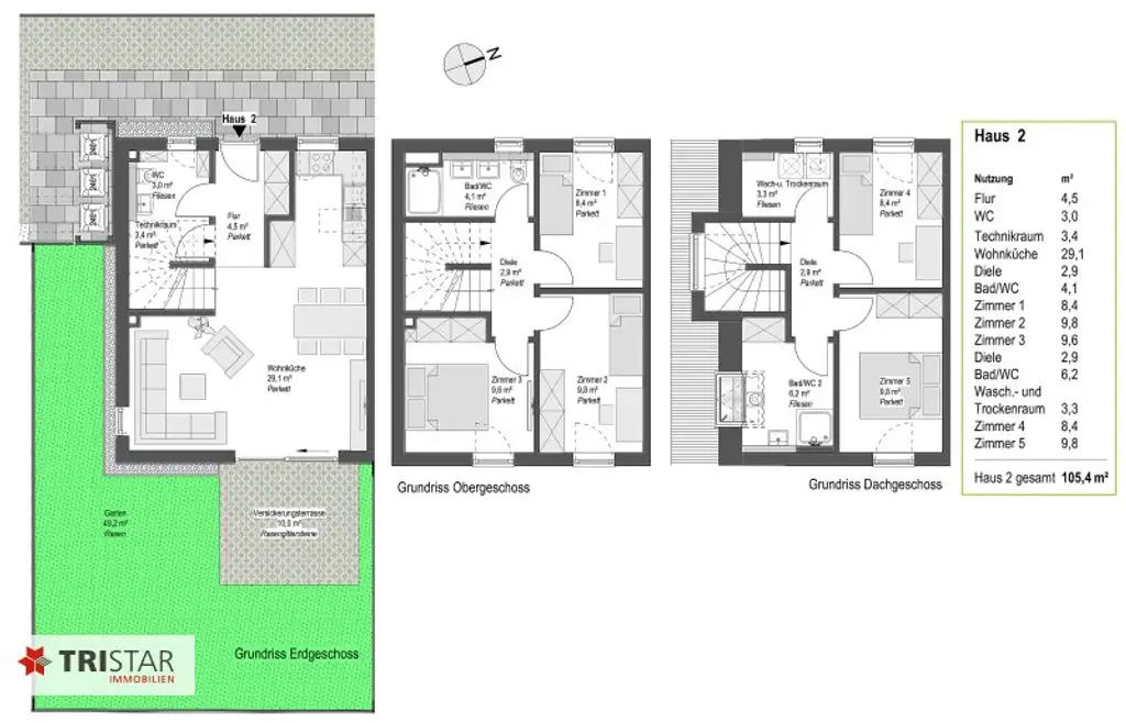 NEU • FAMILIENTRAUM • 4 HÄUSER • GARTEN • TERRASSE • PKW-STELLPLÄTZE • NÄHE LOBAU • LUFTWÄRMEPUMPE • 1220 WIEN