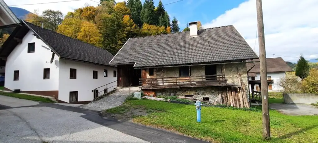 Für Naturliebhaber und Heimwerker- sanierungsbedürftiges Bauernhaus mit Nebengebäuden - zwischen Hermagor und Villach
