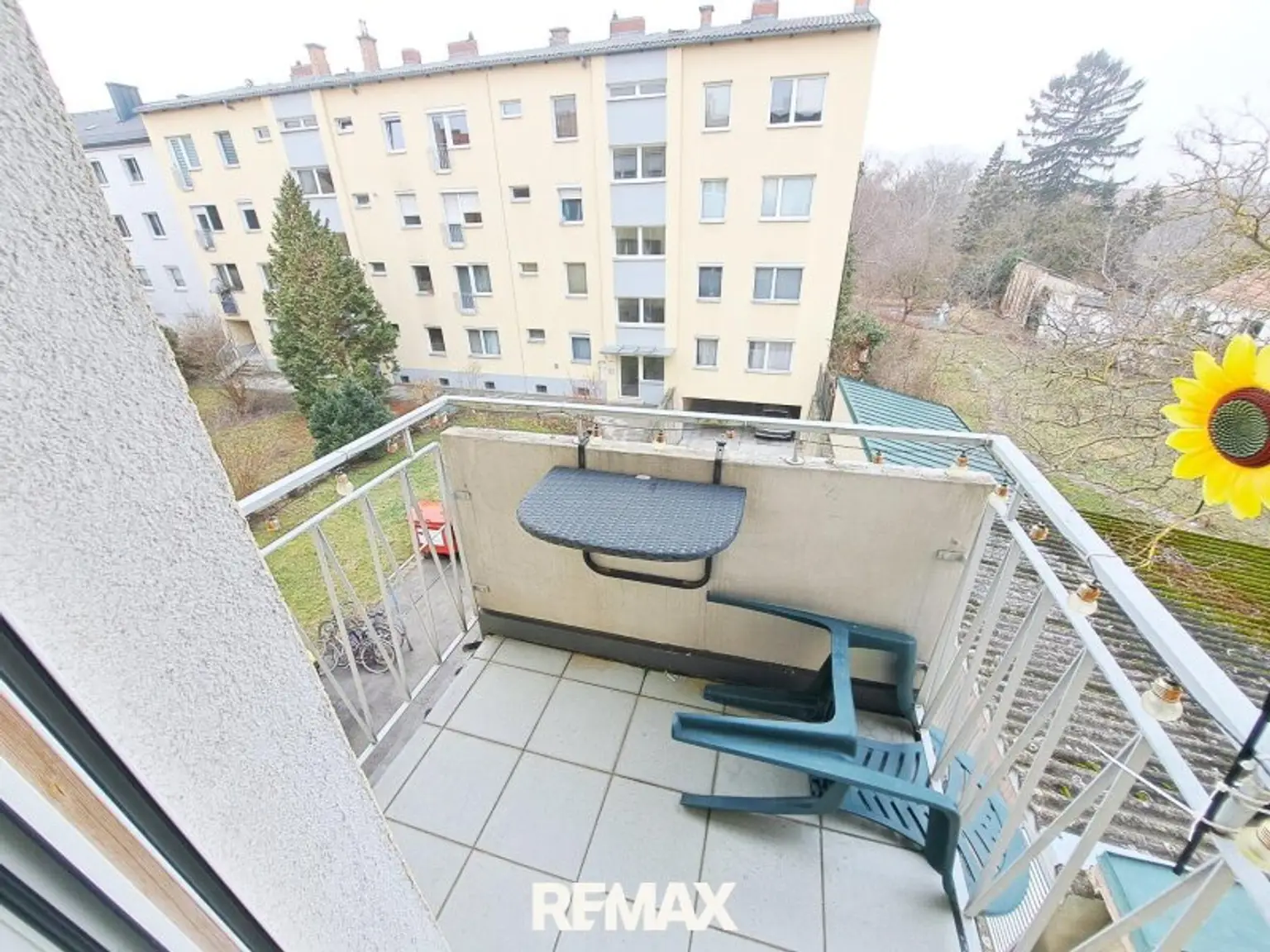 Ausblick Balkon