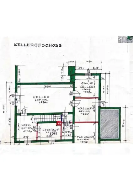 Grundrissplan KG