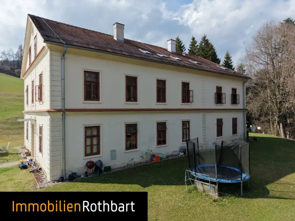 Wald mit Wiese und Zinshaus!