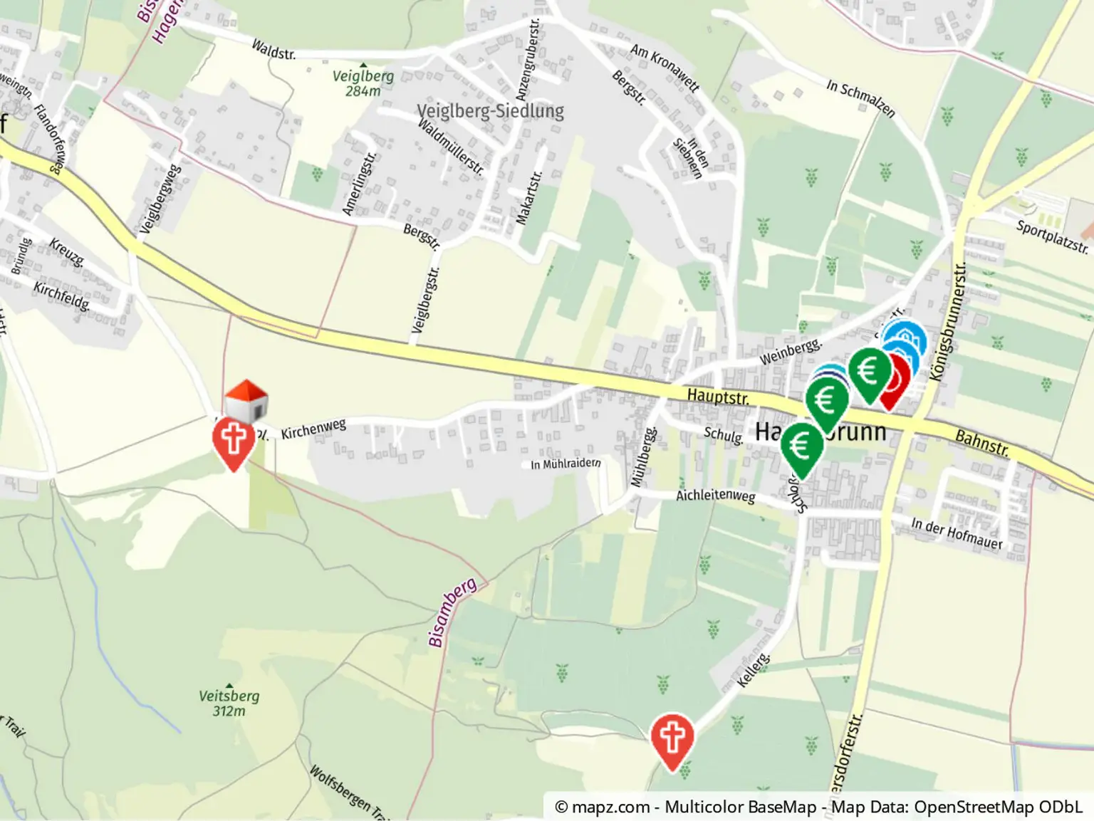 Geolyzer Kartenausschnitt