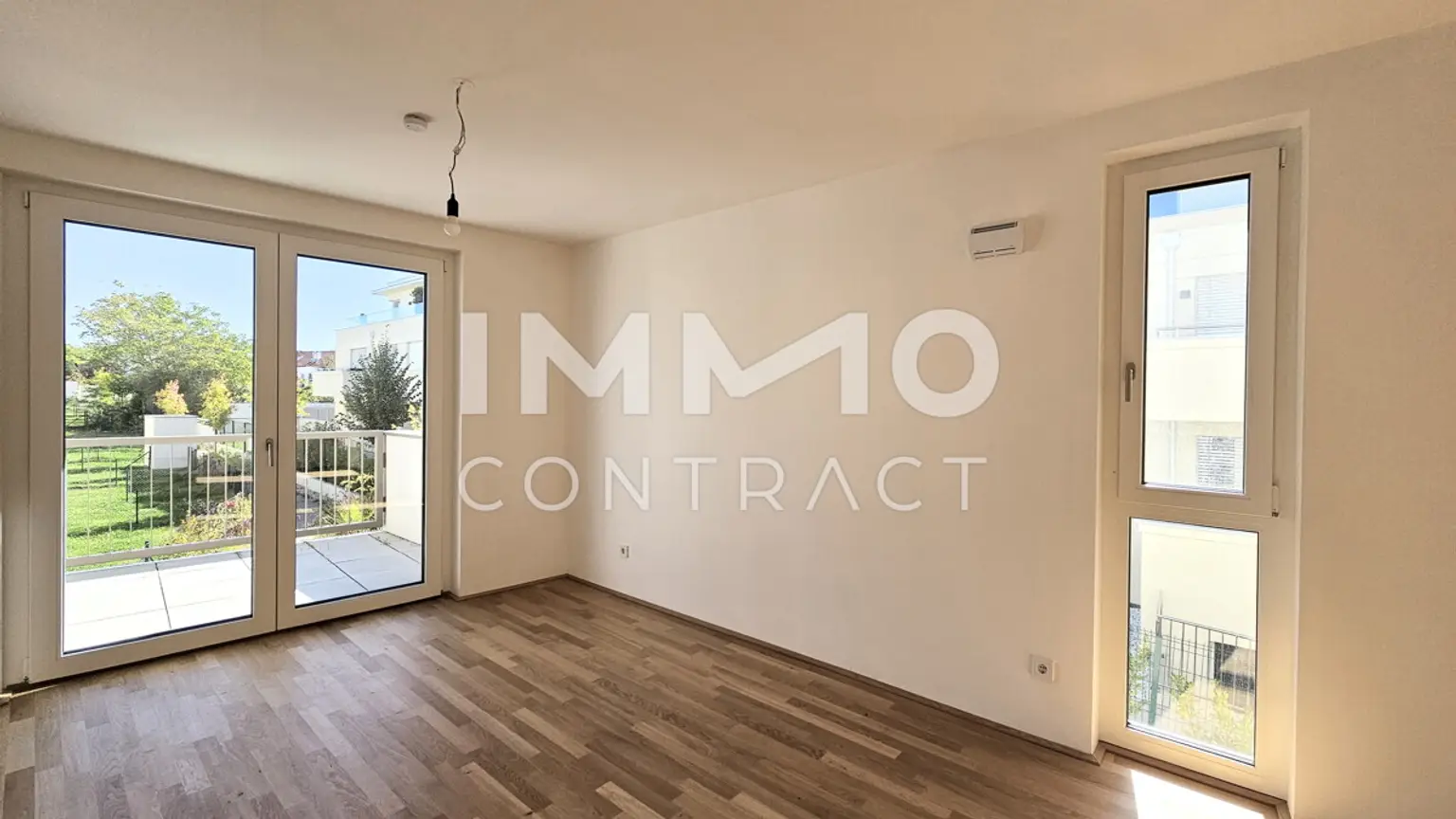 Grünblick und doch zentral: Helle 3-Zimmer-Wohnung mit Balkon m Erstbezug - Provisionsfrei!