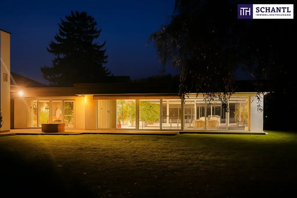 Traumhafter Bungalow mit Indoor-Pool, Weinkeller & großem Garten auf Eigengrund