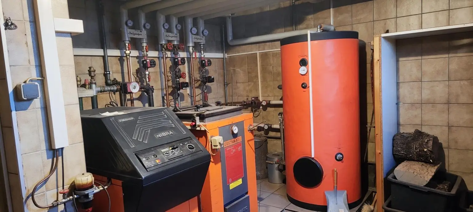 Heizraum ÖL-Feststoff