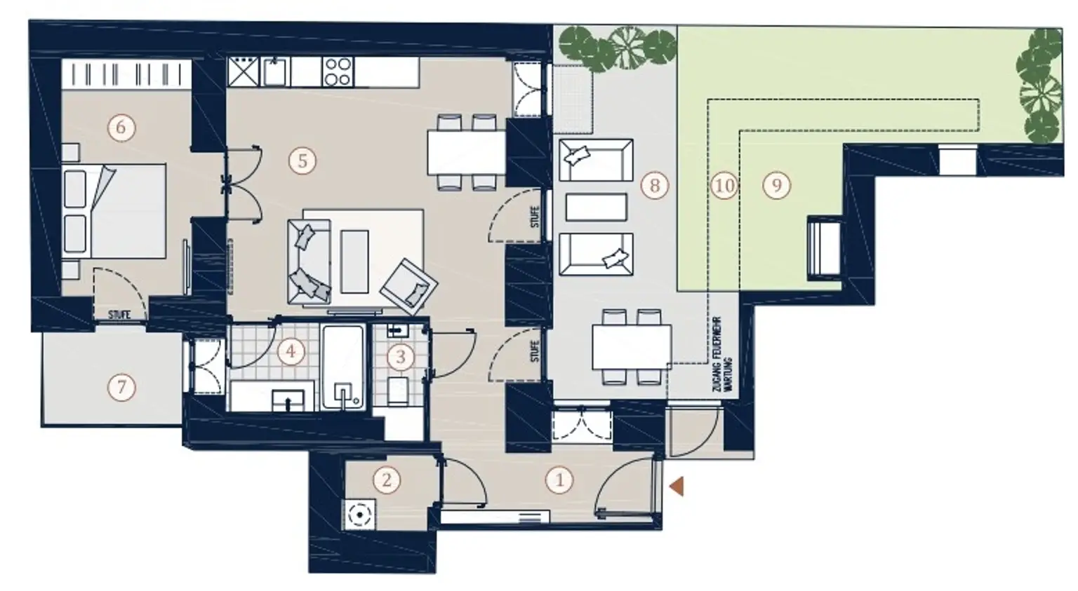 Entdecken Sie den Wiener Charme!
2- Zimmerwohnung mit Garten