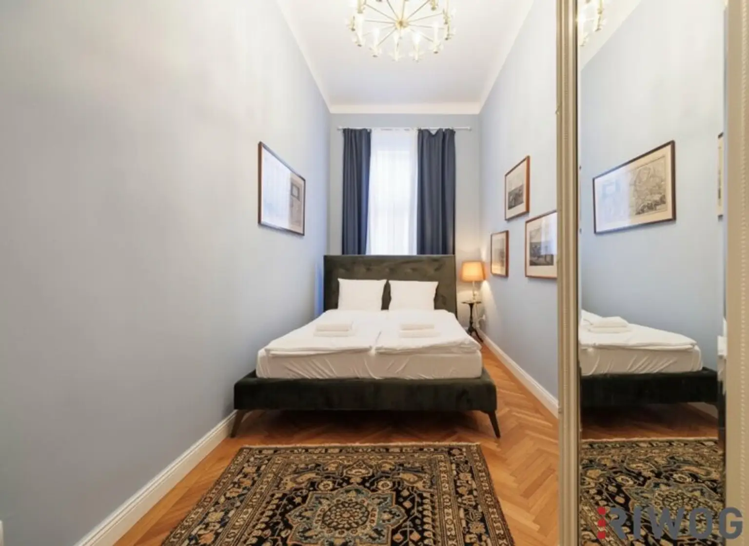 Wohnung mit touristischer Widmung nahe Schloss Schönbrunn | Prunkvolles 4-Zimmer Altbauapartment mit Loggia I 360° Rundgang