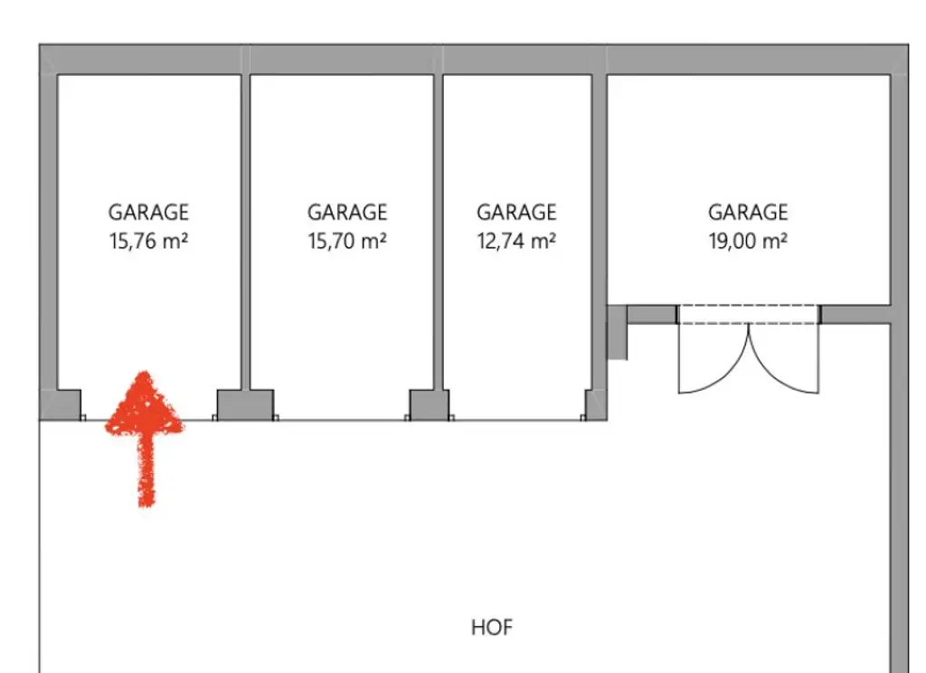 Innenhof Lagerfläche in der Kleingasse zu vermieten