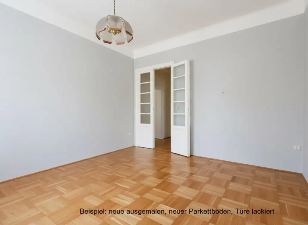 Unsanierte Wohnung in einem wunderschön sanierten Stilaltbau - Gaußplatz/Augarten