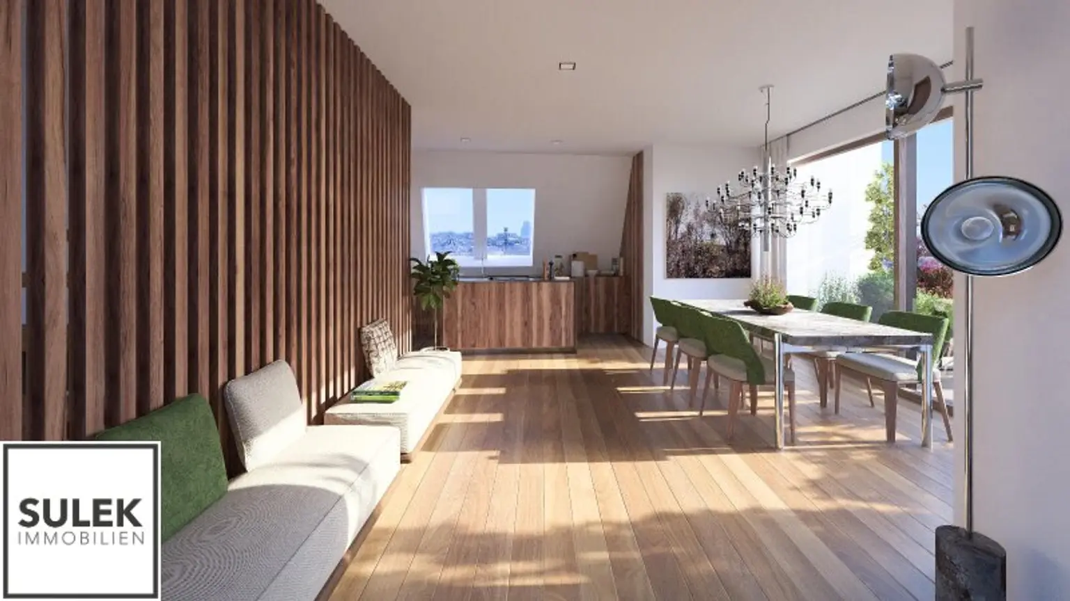 Einzigartige 105 m² große Dachgeschoss Wohnung mit Fernblick // zentrale Lage 1040 // Planstudie DG Ausbau