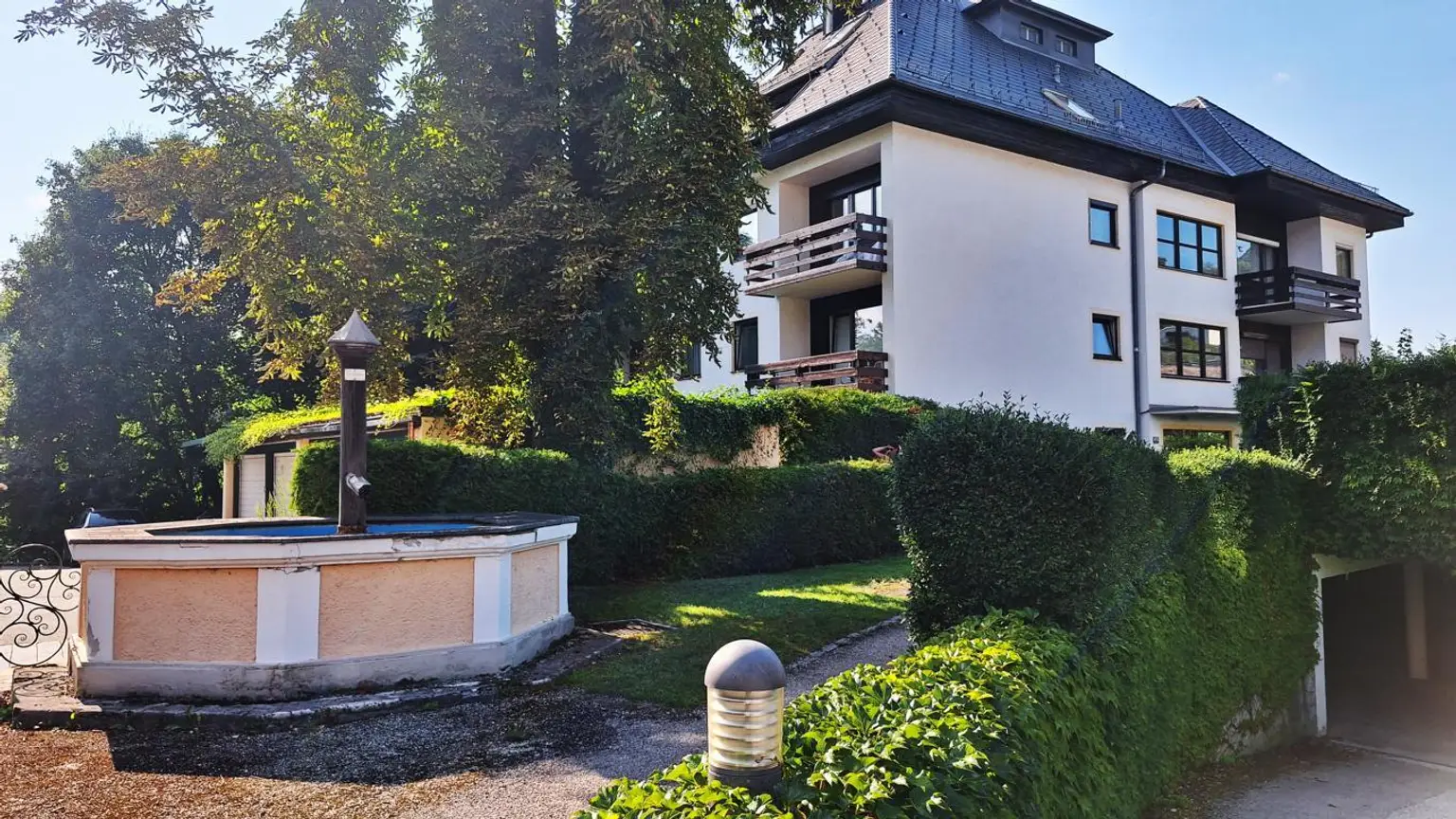 Gemütliche 2-Zimmer-Wohnung mit Terrasse und Badeplatz an der Traun