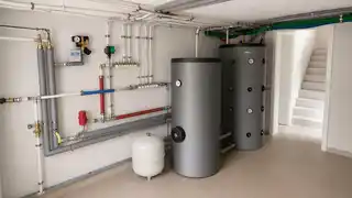 Technikraum Pufferspeicher