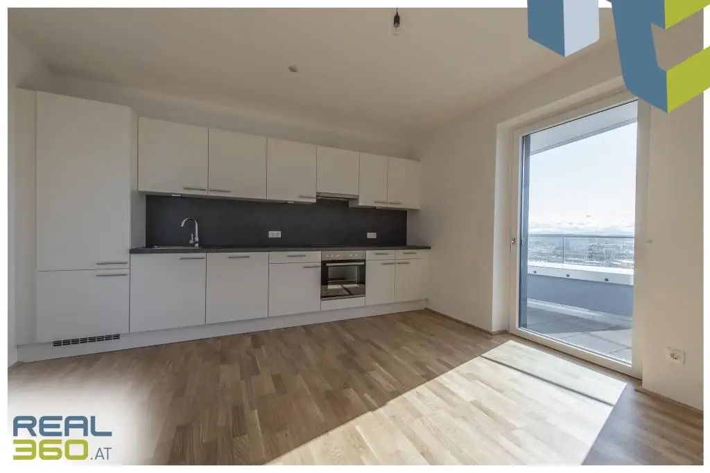 LENAUTERRASSEN | 3-Zimmer Wohntraum mit riesen Balkon in Neubau!