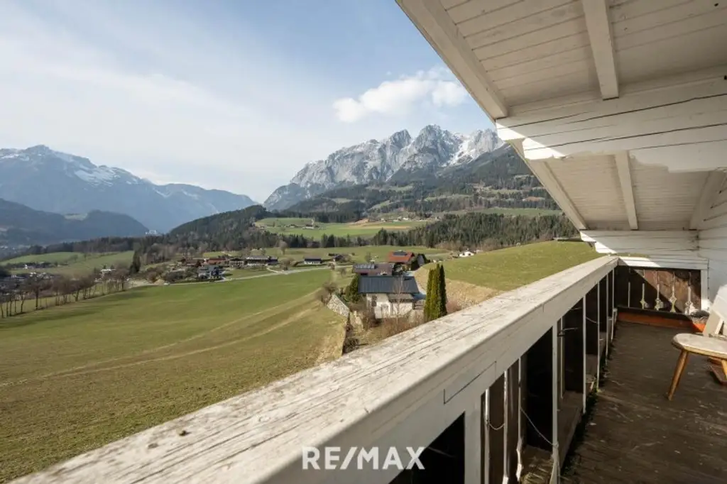 "Wo Lebensqualität beginnt" - Haus mit Panoramaausblick in Pfarrwerfen!