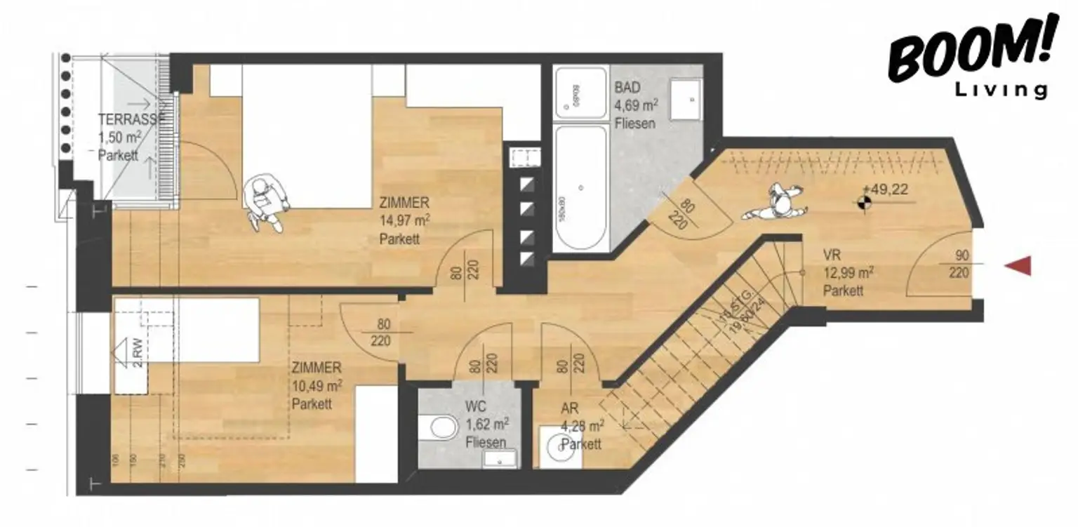 Exklusive Penthouse-Wohnungen | Terrassen | Dachterrassen | 360° Rundumblick | Toplage 1180 | Nähe Kutschkermarkt